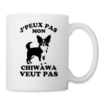 Chihuahua CHIWAWA - Mug blanc - blanc - Droite