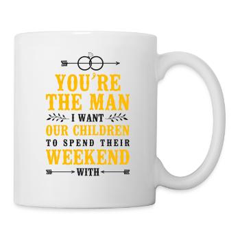 Happy Divorce Party You’re The Man - Mug blanc - blanc - Droite