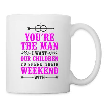 Happy Divorce Party You’re The Man - Mug blanc - blanc - Droite