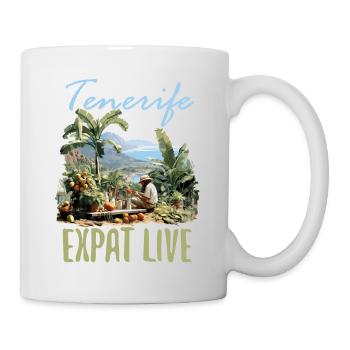 Tenerife Expat Live - Mug blanc - blanc - Droite