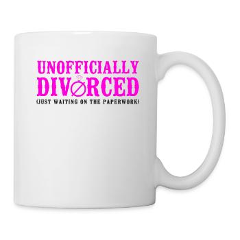 Happy Divorce Party officieusement - Mug blanc - blanc - Droite