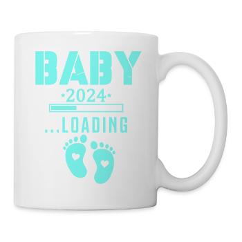 baby 2024 loading - Tasse - Weiß - Rechts