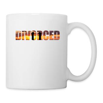 Happy Divorce Party Sunset - Tasse - Weiß - Rechts