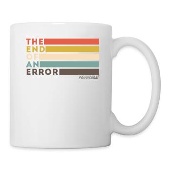 Happy Divorce Party Retro The End - Mug - white - Right