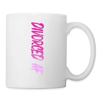 Happy Divorce Party Divorced Af - Mug - white - Right
