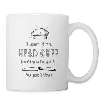 I am the Head Chef - Mug - white - Right