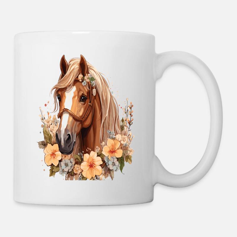 Hottehü mein braunes Rössli Pferdchen - Tasse - Weiß
