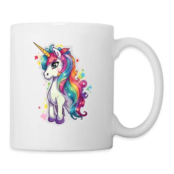 Magisches Fabelwesen Geschöpf der Reinheit Einhorn - Tasse - Weiß - Rechts