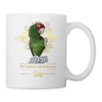 Red-headed parrot - Mug - white - Right