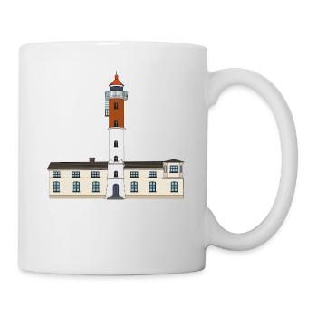 Leuchtturm Timmendorf Poel - Tasse - Weiß - Rechts