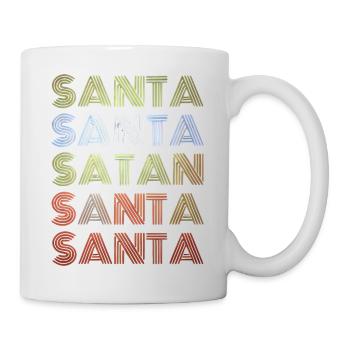 Père Noël rétro - Mug blanc - blanc - Droite
