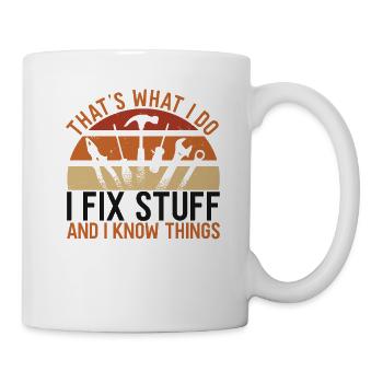 I Fix Things Electrician - Mug - white - Right