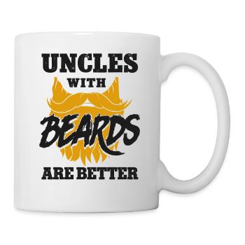 Beard Lover Bearded Man Uncle - Mug - white - Right