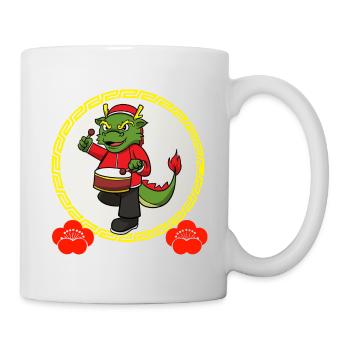 Chinesisches Neujahr Drache Vietnam I Geschenk - Tasse - Weiß - Rechts