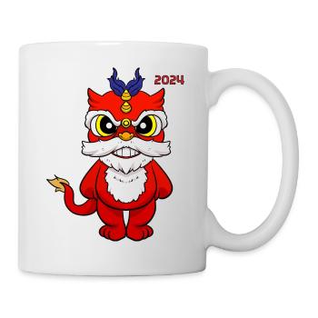 Chinesisches Neujahr Drache Vietnam I Geschenk - Tasse - Weiß - Rechts