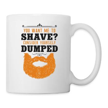 Beard Lover Bearded Man Ginger - Tasse - Weiß - Rechts