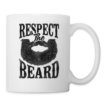 Beard Lover Bearded Man Respect - Mug - white - Right