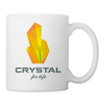 crystal for life - Mug - white - Right