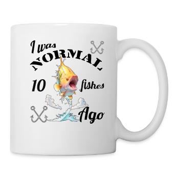 Fishing Funny Design - Mug - white - Right