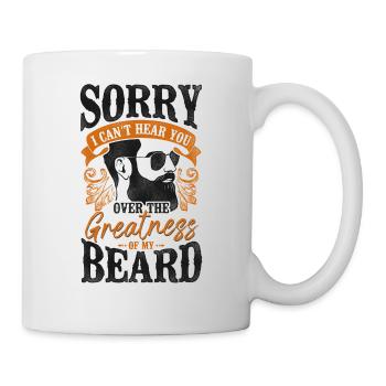 Amant barbe Homme barbu Désolé je - Mug blanc - blanc - Droite