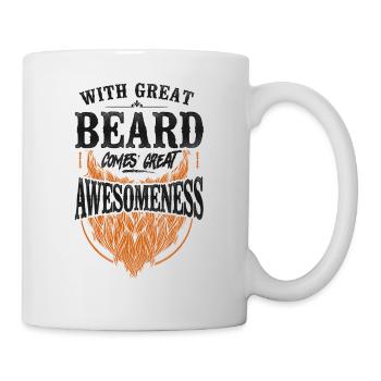 Beard Lover Bearded Man Ginger - Tasse - Weiß - Rechts