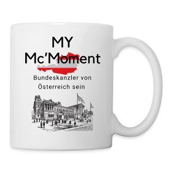 Österreich Kanzler - Tasse - Weiß - Rechts