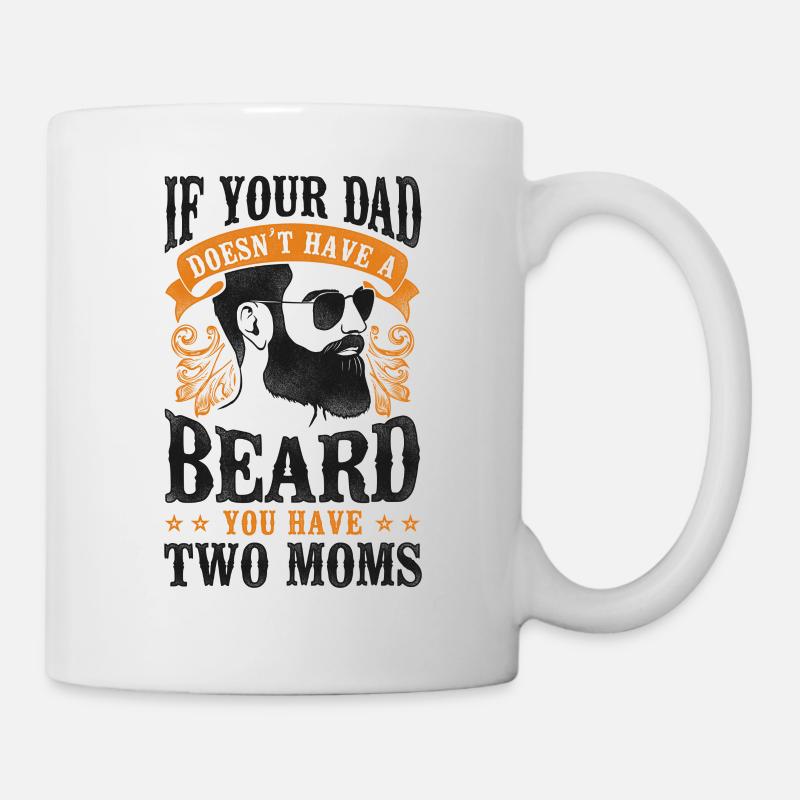 Beard Lover Bearded Man Dad If - Tasse - Weiß