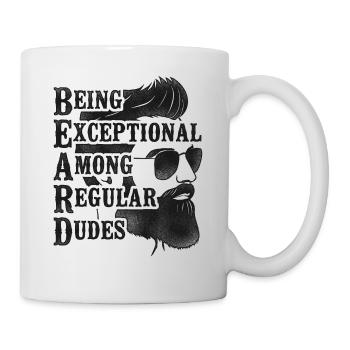 Amant de barbe Homme barbu Être - Mug blanc - blanc - Droite