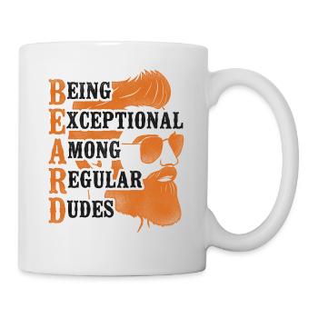 Beard Lover Bearded Man Ginger - Tasse - Weiß - Rechts