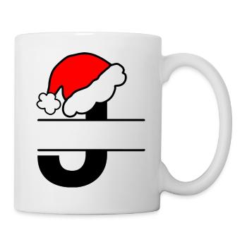 Alphabet Christmas Letter J to Personalise - Mug - white - Right