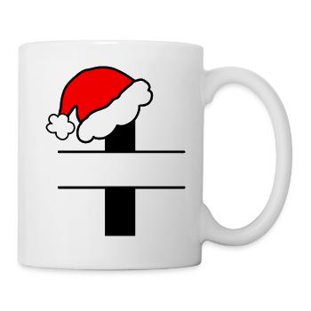 Christmas Alphabet Letter I to Personalise - Mug - white - Right