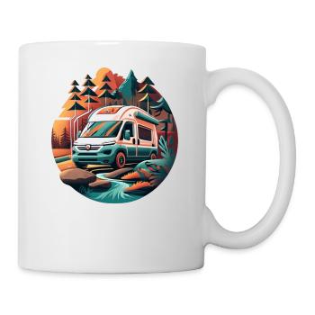 Wilderness Van-life Adventure - Mug - white - Right