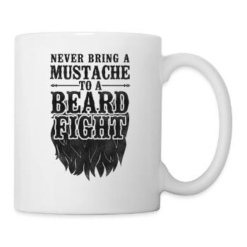 Amant barbe Homme barbu jamais - Mug blanc - blanc - Droite