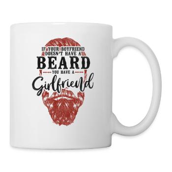Beard Lover Bearded Man Ginger - Tasse - Weiß - Rechts