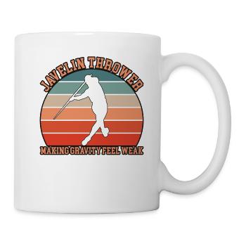 Javelin Thrower Design - Mug - white - Right