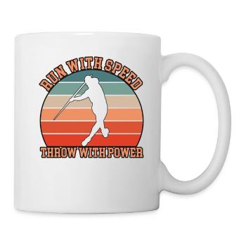 Javelin Thrower Design - Mug - white - Right