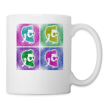 Beard Lover Bearded Man Retro - Mug - white - Right