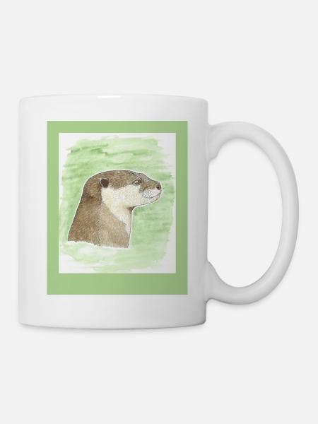 231003 Otter 3 - Mug - white