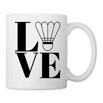 Badminton badminton badminton fan équipe de badminton - Mug blanc - blanc - Droite
