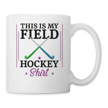 Field Hockey This Is My Field - Mug - white - Right
