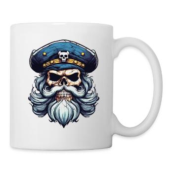 Sailor Skull Skull Captain Ahoy Ship - Mug - white - Right