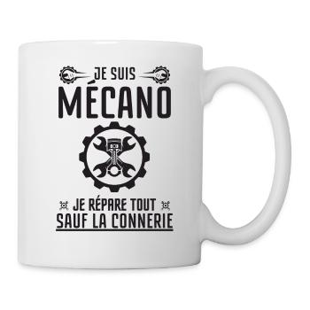 Mécanicien mécanique - Mug blanc - blanc - Droite