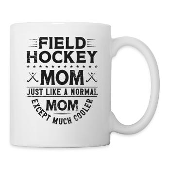Maman de hockey sur gazon Maman de hockey sur gazon - Mug blanc - blanc - Droite