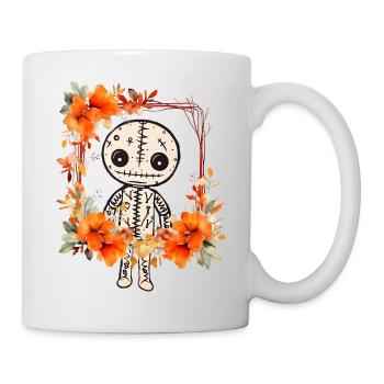 Chemise personnalisée d’Halloween, sweats à capuche, tasses, casquettes, sacs - Mug blanc - blanc - Droite