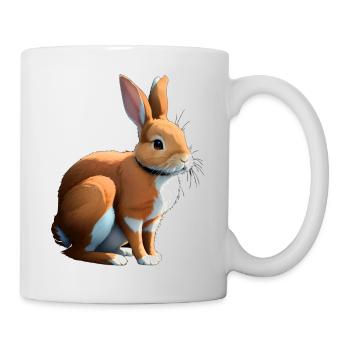 Orange Rabbit - Mug - white - Right