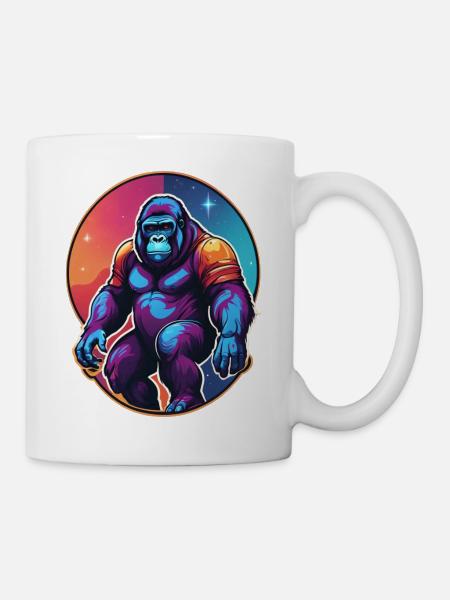 Gorilla - Tasse - Weiß