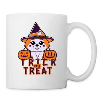Trick or Treat Chien et citrouilles 1 - Mug blanc - blanc - Droite