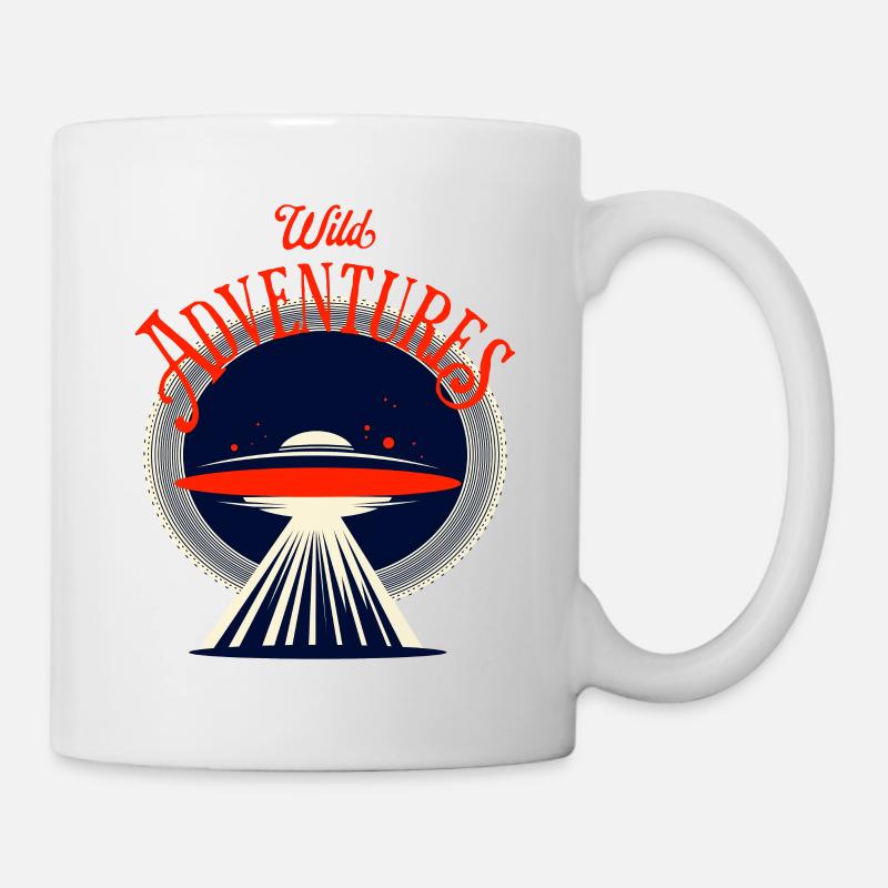Wild Adventures UFO - Tasse - Weiß