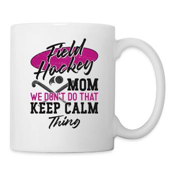 Hockey sur gazon Maman Hockey sur gazon Maman - Mug blanc - blanc - Droite