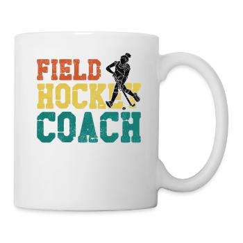 Field Hockey Coach Field Hockey - Tasse - Weiß - Rechts